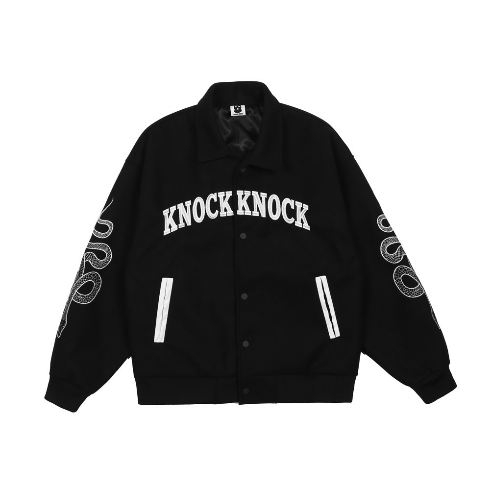 Dark Tide Brand Letter Embroidery Jacket Top Men