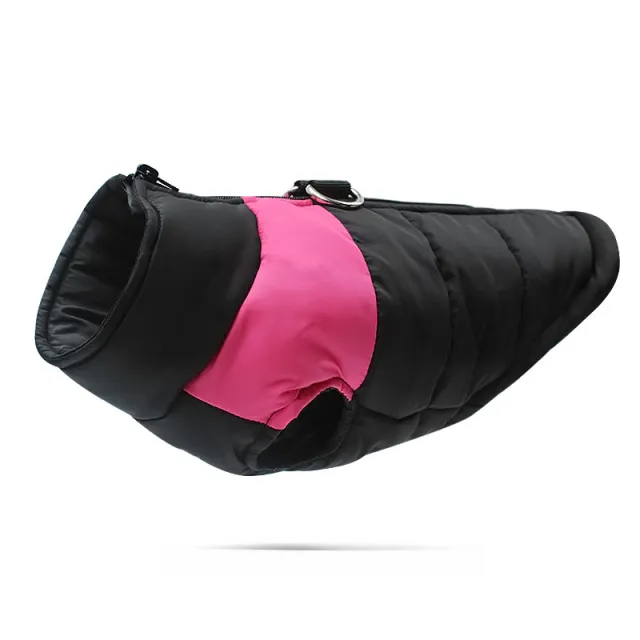 Autumn And Winter Plus Cotton Padded Big Dog Clothes Pink - Shop at LoveMi
