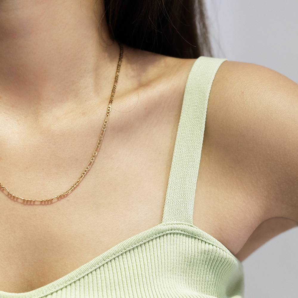 Women's Personality Double Layered Chain Collarbone Chain