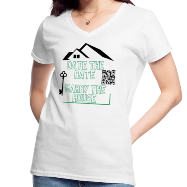 European And American Digital Printing Casual Round Neck Short Sleeves T shirt White - Shop at LoveMi