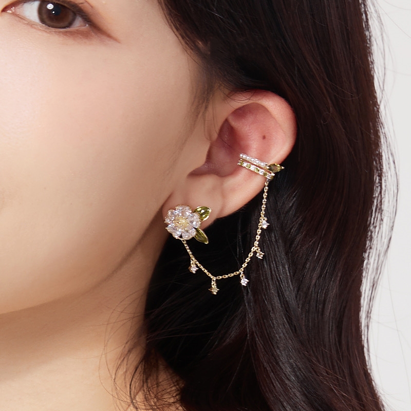 Title 2, Long Earrings Are Asymmetric And Elegant