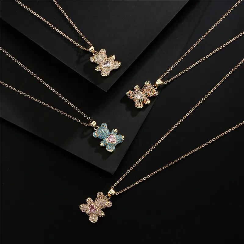 New Love Bear Pendant Necklace