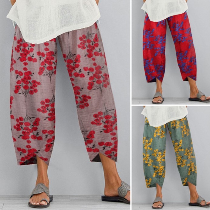 Title 5, New Summer Casual Pants Fashion Retro Printing ...