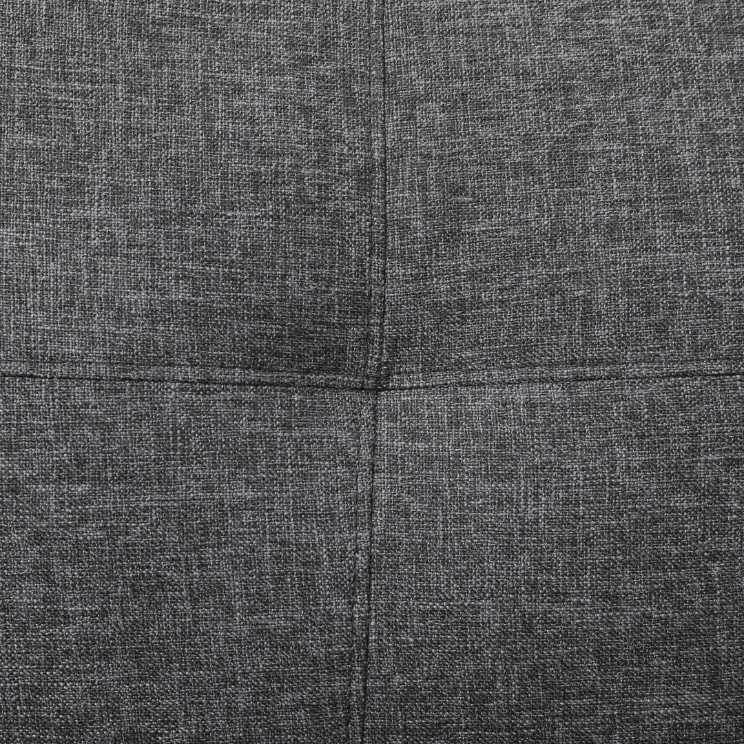 Pickup Only--Black Grey Linen 3-Piece Couch Living Room Sofa Set