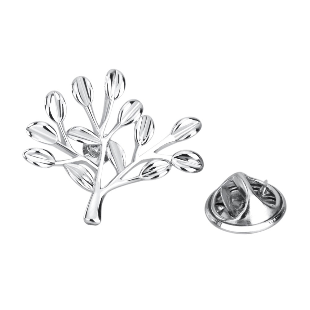Tree Of Life Brooch Pin Men's Suit Collar Button