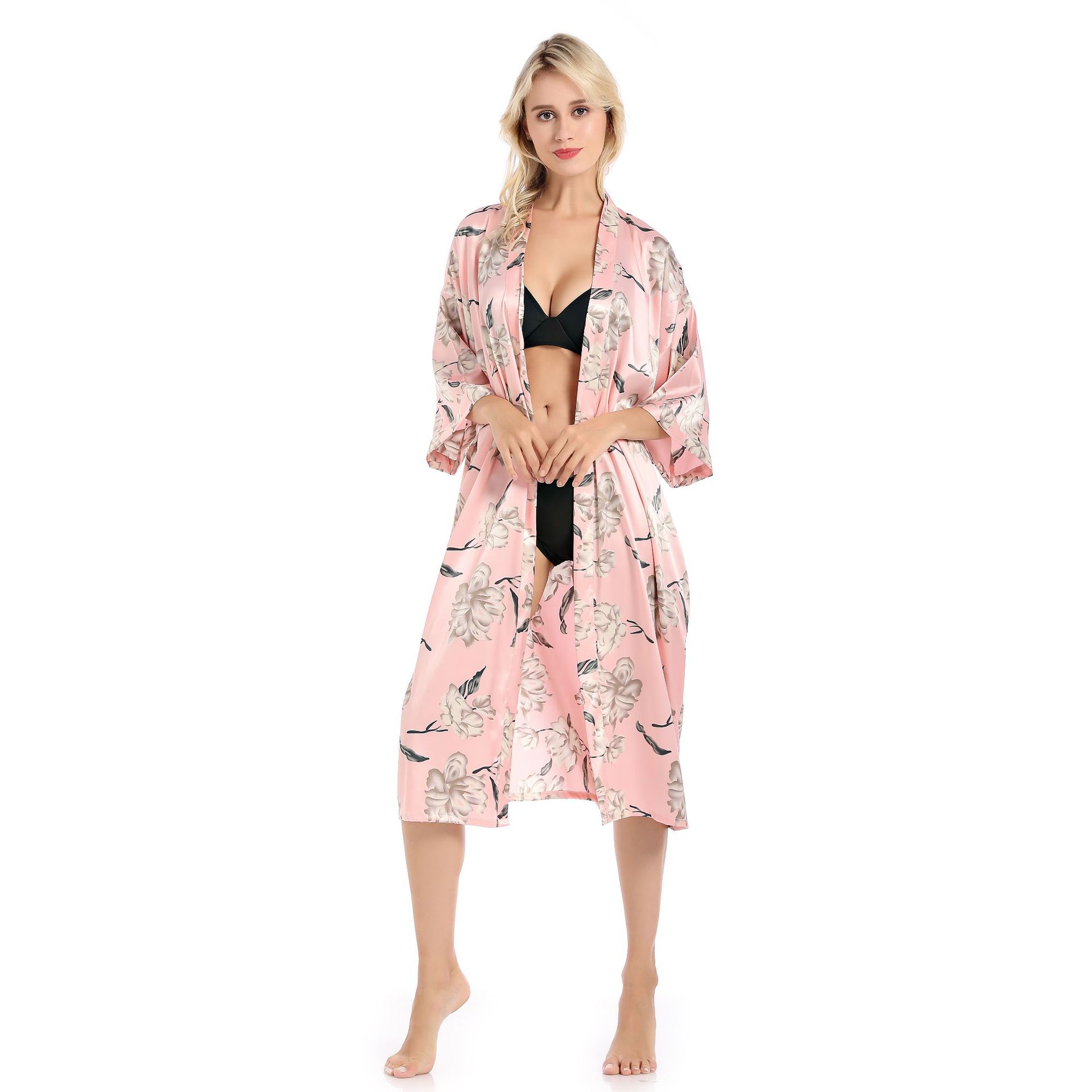 Title 5, Pajamas Silk Comfortable Soft Satin Fabric At Home