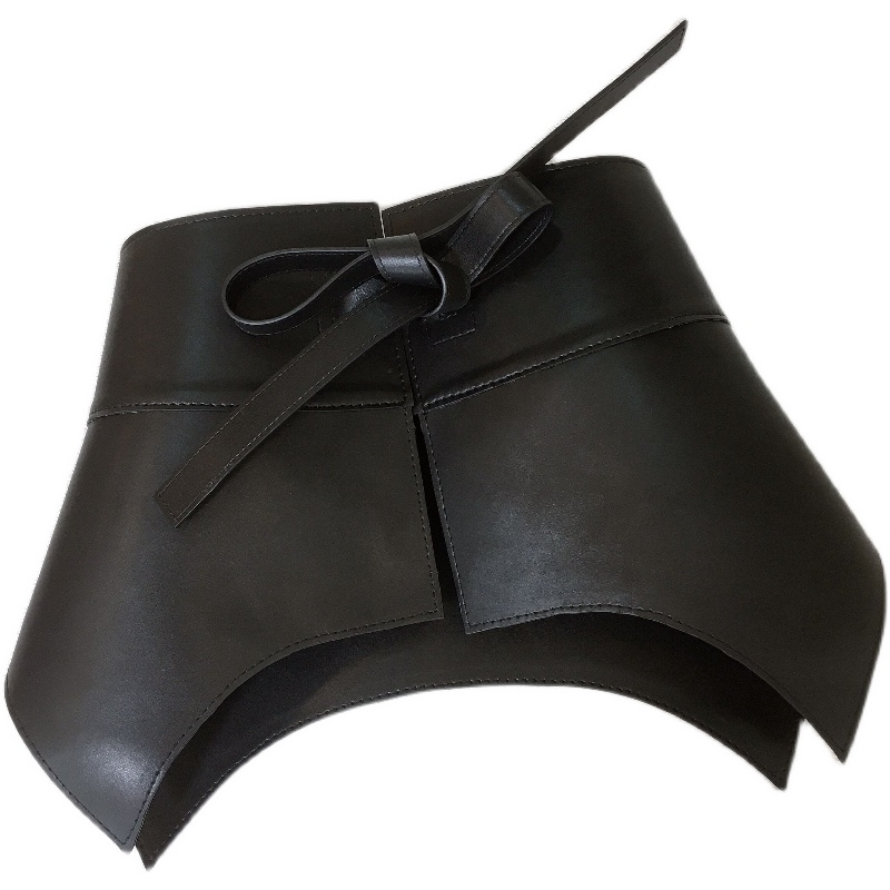 Fashionable Simple All-match Belt Leather Lace-up Decorative Waistband