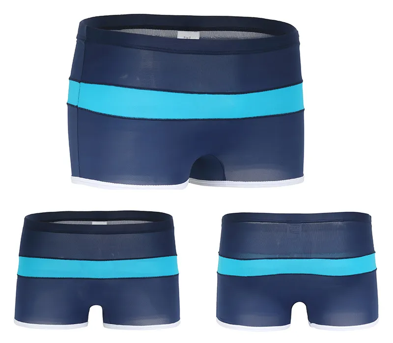 Men's Underwear Thin Ice Silk Night Performance - Royal Blue