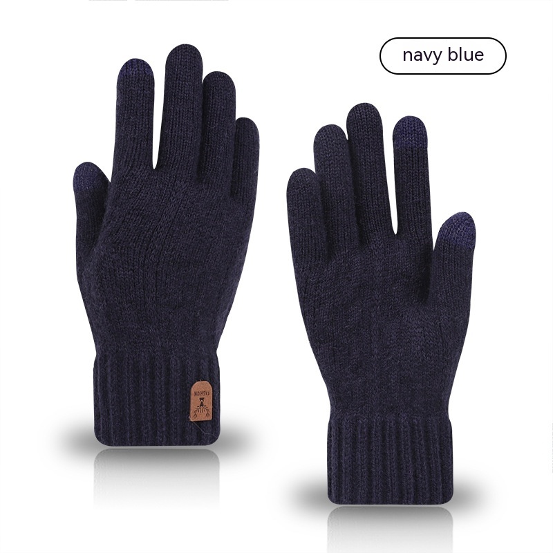 Full Finger Navy Blue