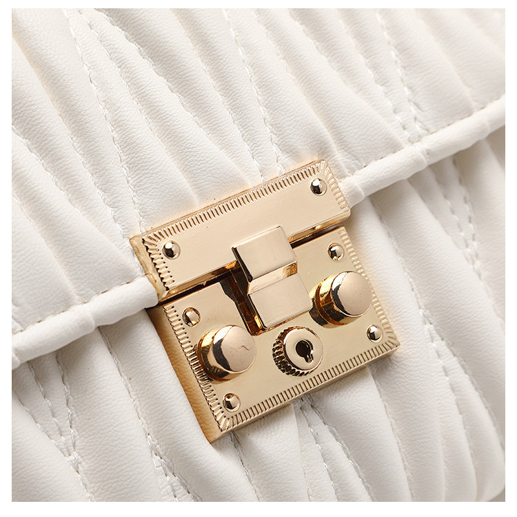 Women's Niche Design Pu Chain Messenger Bag