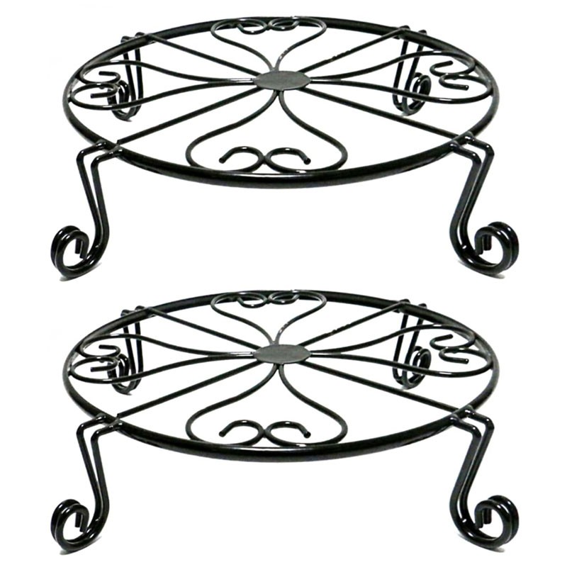 3pcs Indoor Metal Plant Stand Decorative Iron Flower Pot Holders Steel — image 4