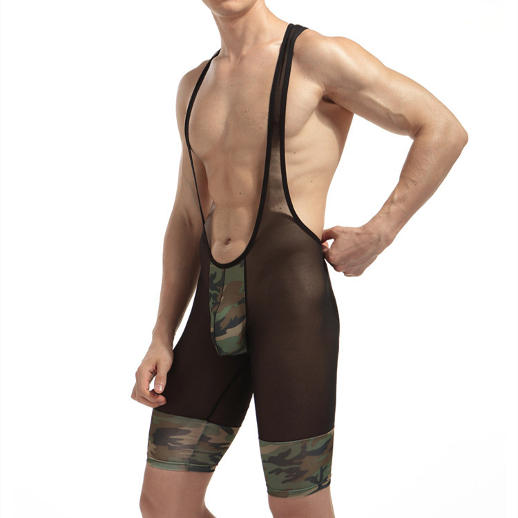 Men's Mesh Swimsuit One Piece Costume - Image 4