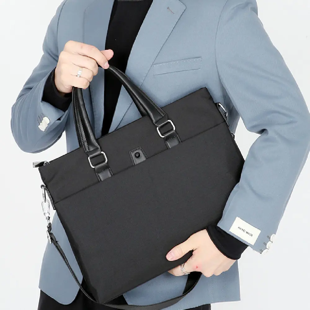 Men's Portable Horizontal Oxford Cloth Shoulder Crossbody Trendy Brand