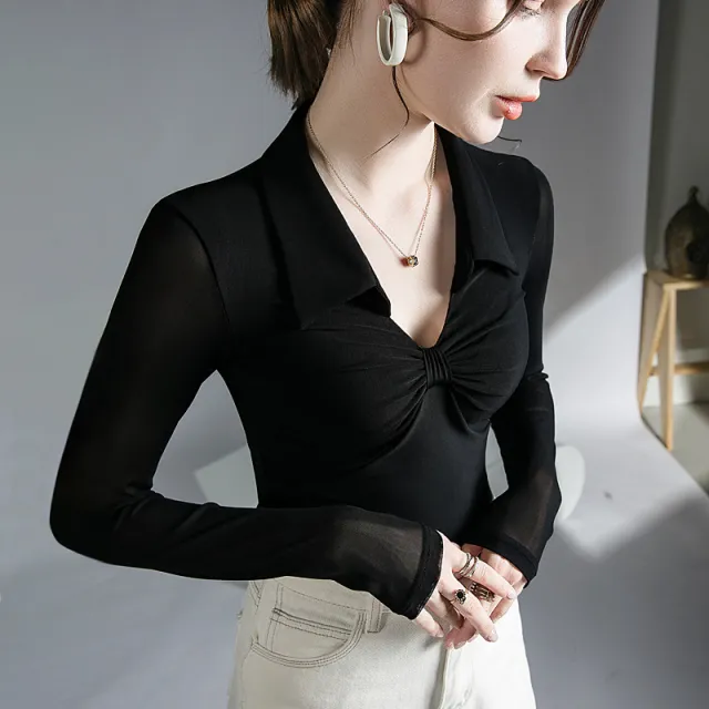 Inside A Leggings Long Sleeved Shirt Black - Shop at LoveMi