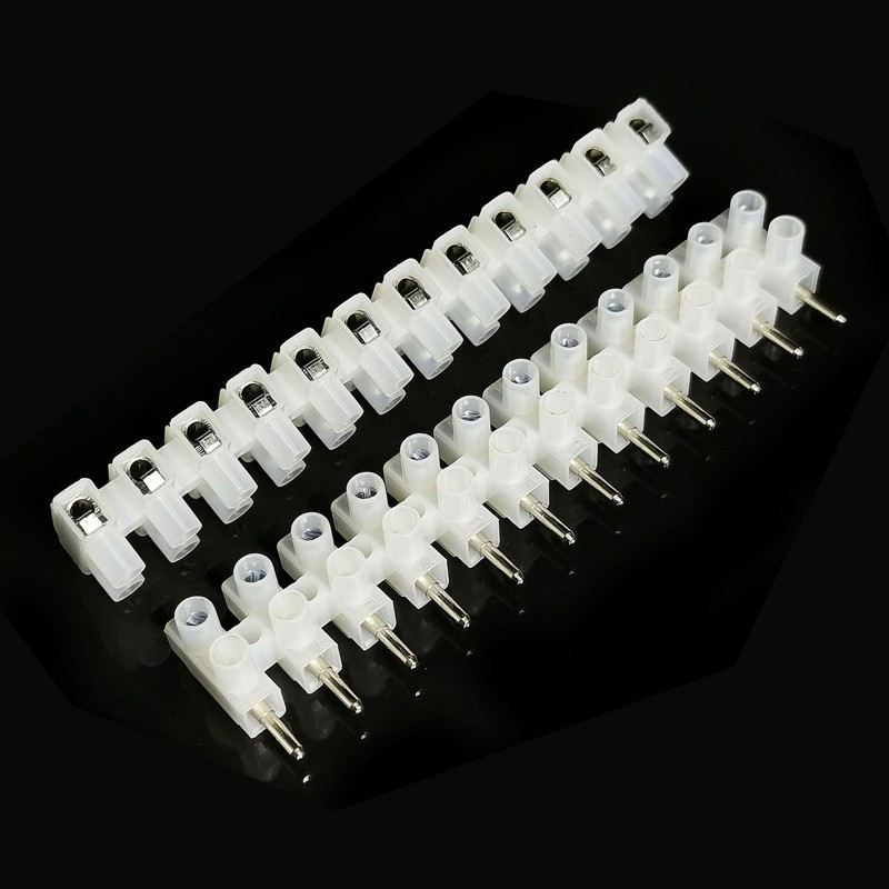 4X 6A 12 Way Block Plug In Terminal Strips Connector Blocks Male & Female 6amp — image 2