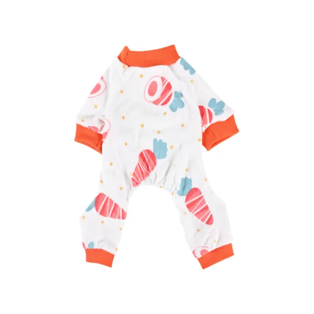 Pet Four Legged Printed Pajamas Comfortable Home Clothes Carrots - Shop at LoveMi