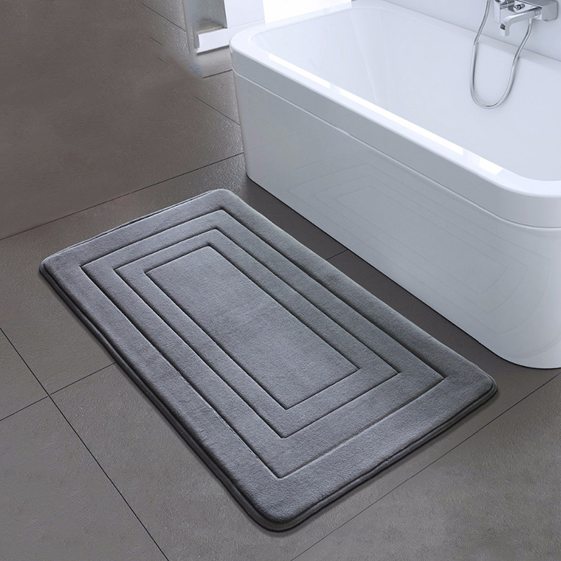 Thickened Memory Shape Sponge Floor Mat Door Mat