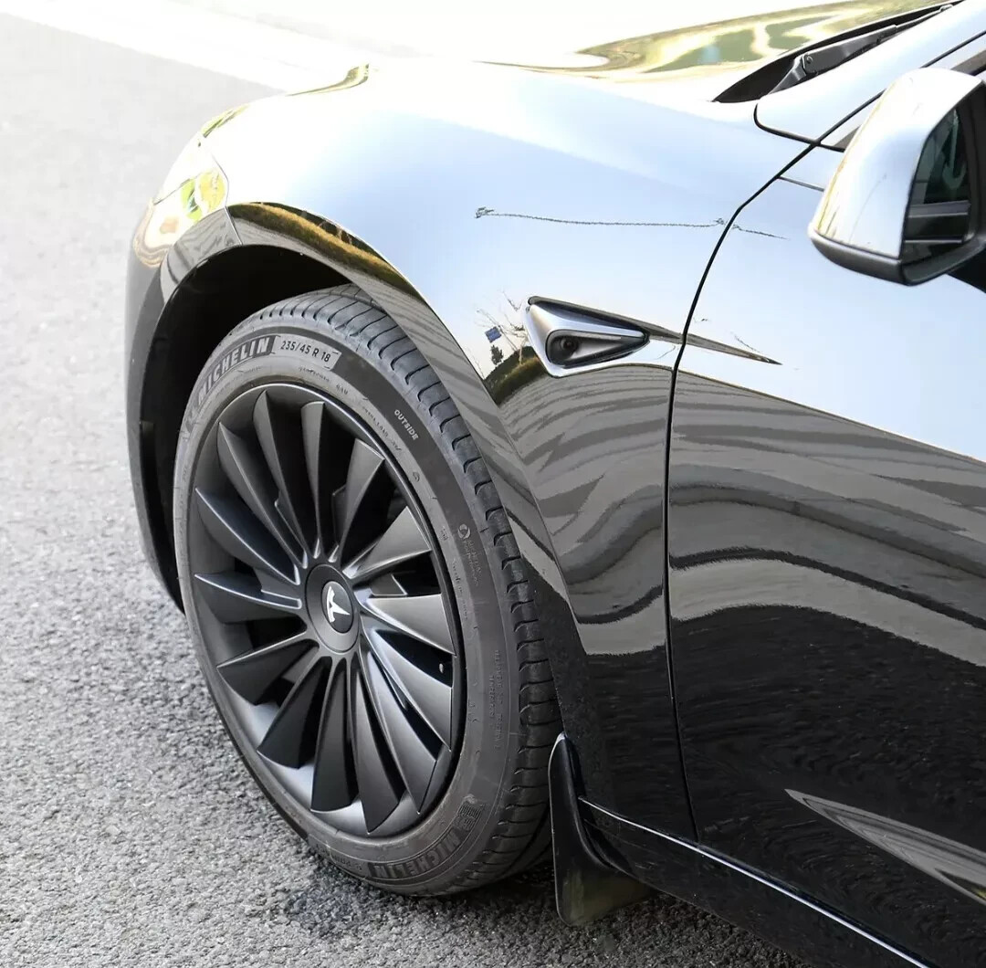For tesla model y 4 x 19 inch wheel covers included l ogo