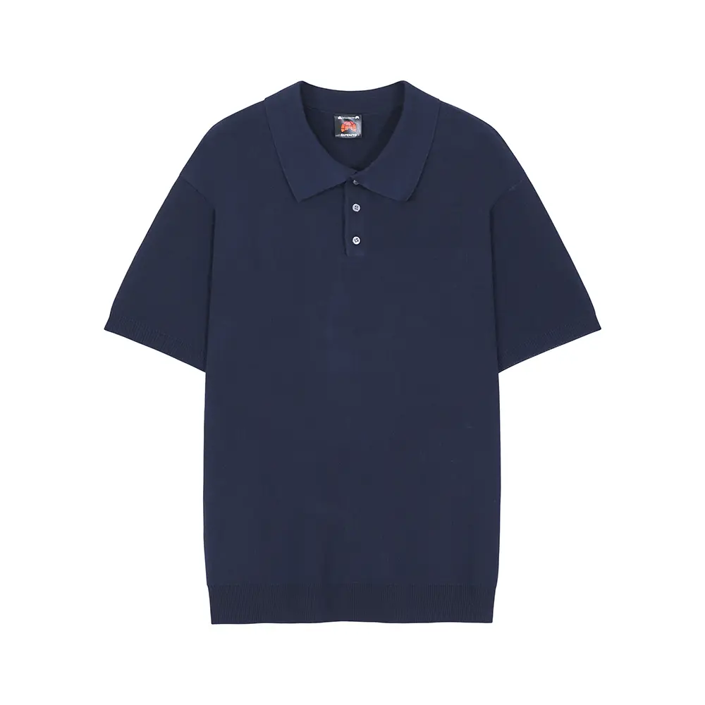 Simple Short-sleeved Shirt Korean Version Slim Lapel T-shirt Top Men