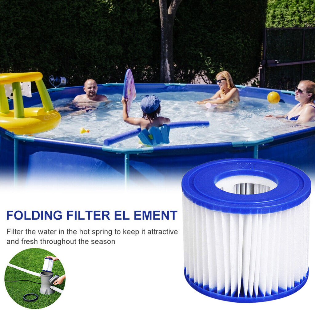 8x New Lazy Lay-Z-Spa Pool Filters 58323 VI Cartridge Hot Tub Spa Swimming Pool 3