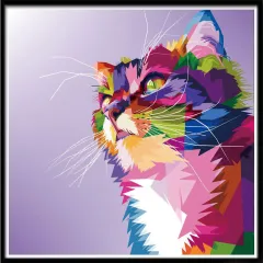 5D Diamond Painting Animal Tiger Cat Embroidery Cross - Style14 - View 1