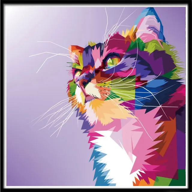 5D Diamond Painting Animal Tiger Cat Embroidery Cross Style14 - Shop at LoveMi
