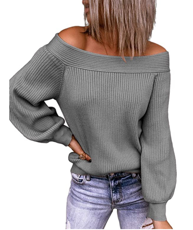 Title 4, Womens Off-The-Shoulder Plus Size Loose Knit S...