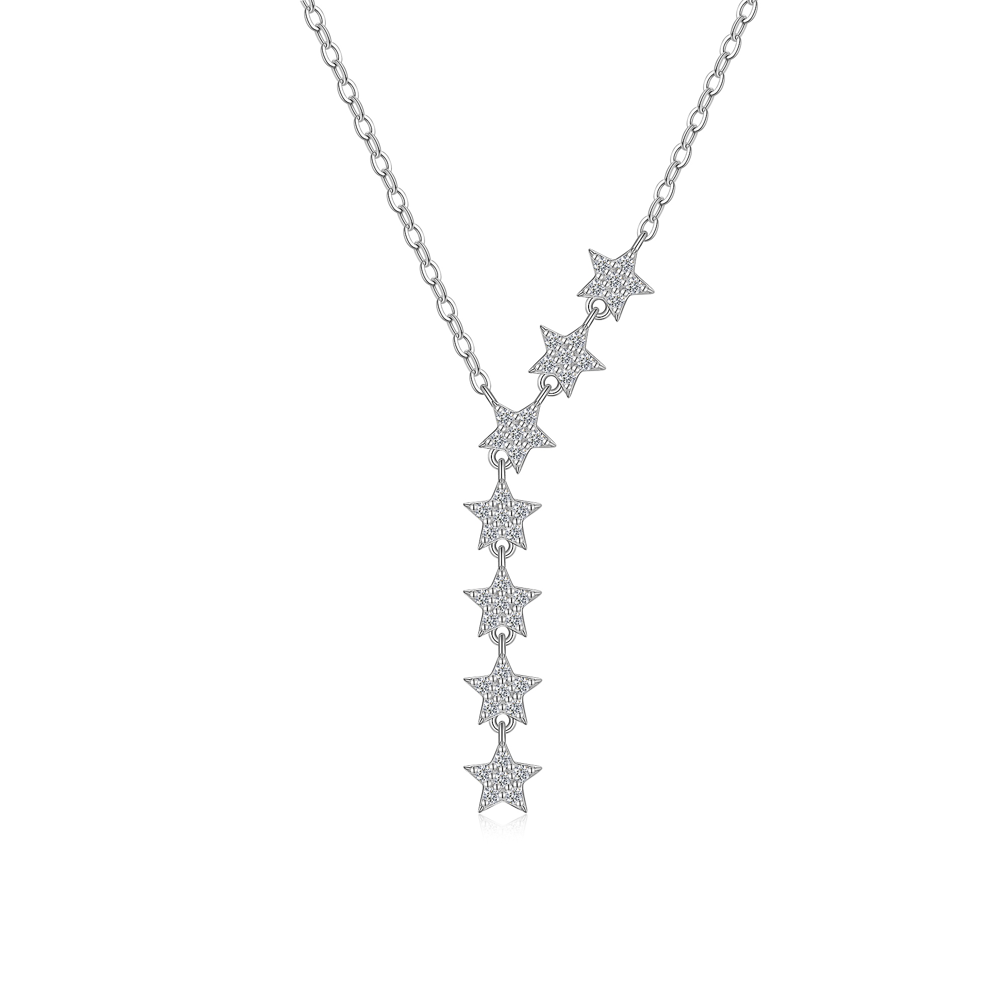 Luksuslik minimalistlik moissaniidi ripats kaelakee