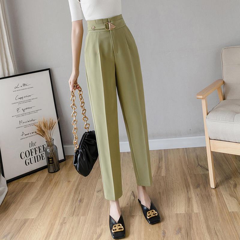 Title 3, Nieuwe cropped broek Rechte losse pantalon