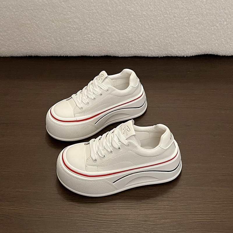 Bestseller Retro Skate Sneakers Women, Summer New Arrival Versatile Round-Toe White Sneakers, Casual German Army Trainers