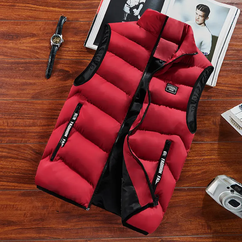 Amazon Cotton Vest Men Fallwinter Down