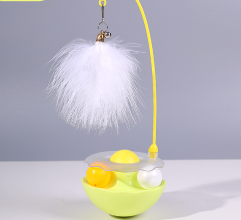Cat Toys - Interactive Toy For Cat , Kitten Toys, Lightweight Resin Duck Shape Fun Stick For Kitten Play Indoor Outdoor ,Removable And Washable Duck Cat Toy