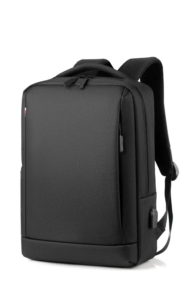 15.6 Inch Men's Fashionable Leisure Travel Backpack Black - Shop at LoveMi