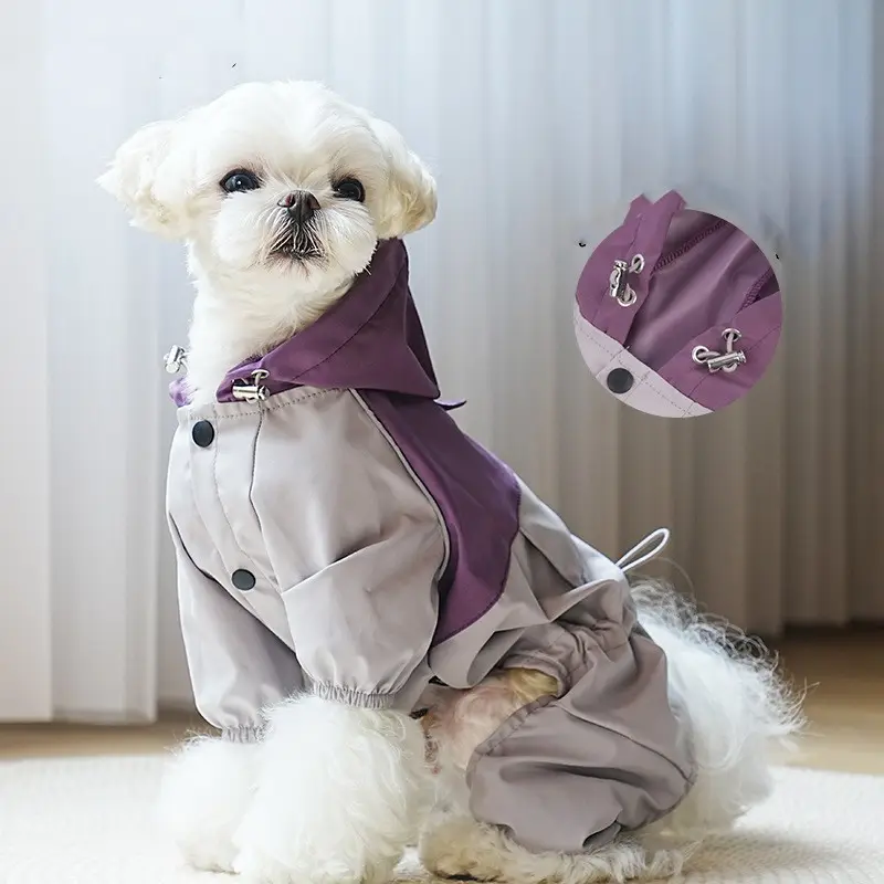 Pet Raincoat Small And Medium Size Dog