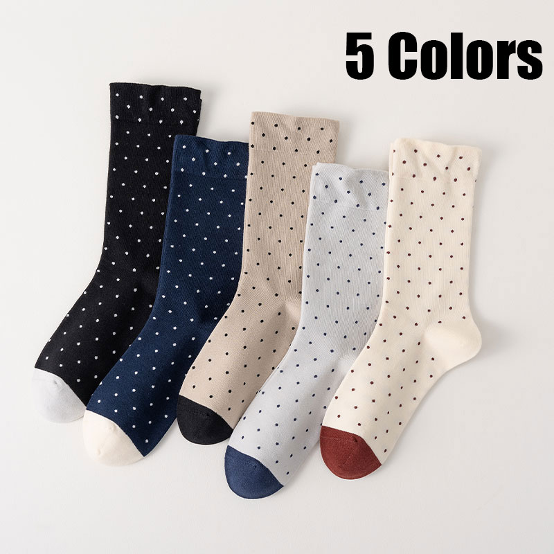 5 Pairs Women Cute Soft Socks Crew Lightweight Deodorant And Breathable Above Ankle Casual Dress Sock For Ladies Bootie Trouser For Outdoor Sports Riding Women - Shop at LoveMi
