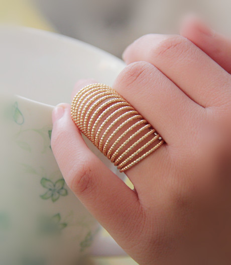 Women's New Creative Simple Geometric Ring Gold - Shop at LoveMi