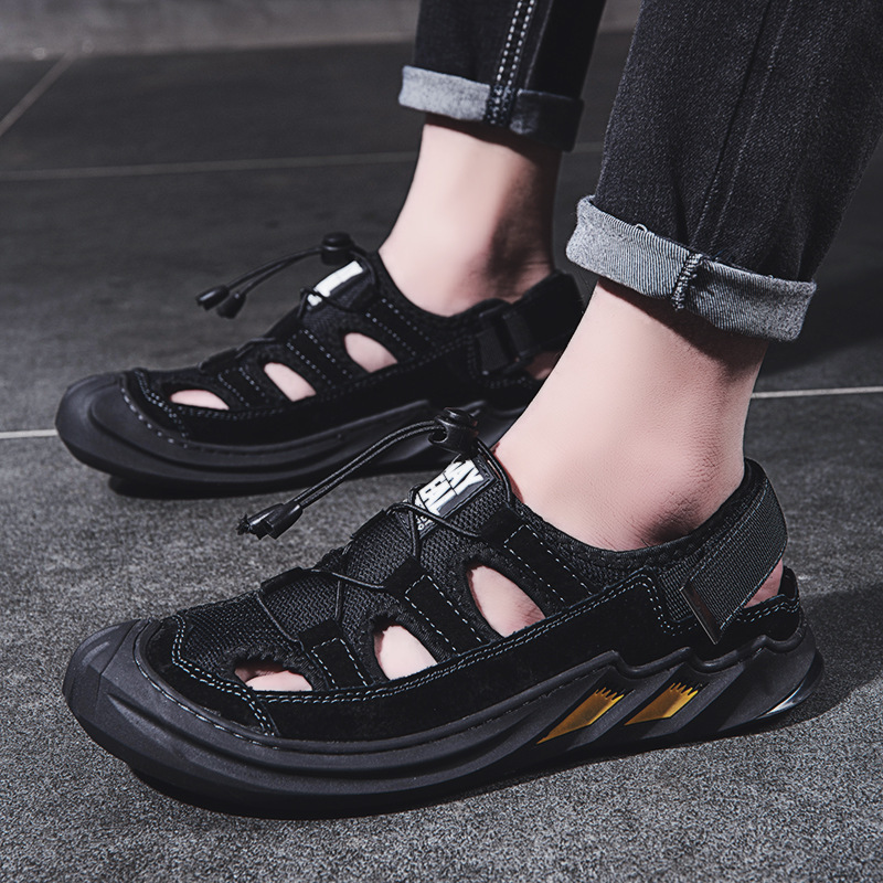 Summer Air Cushion And Breathable Baotou Casual Slippers Sandals