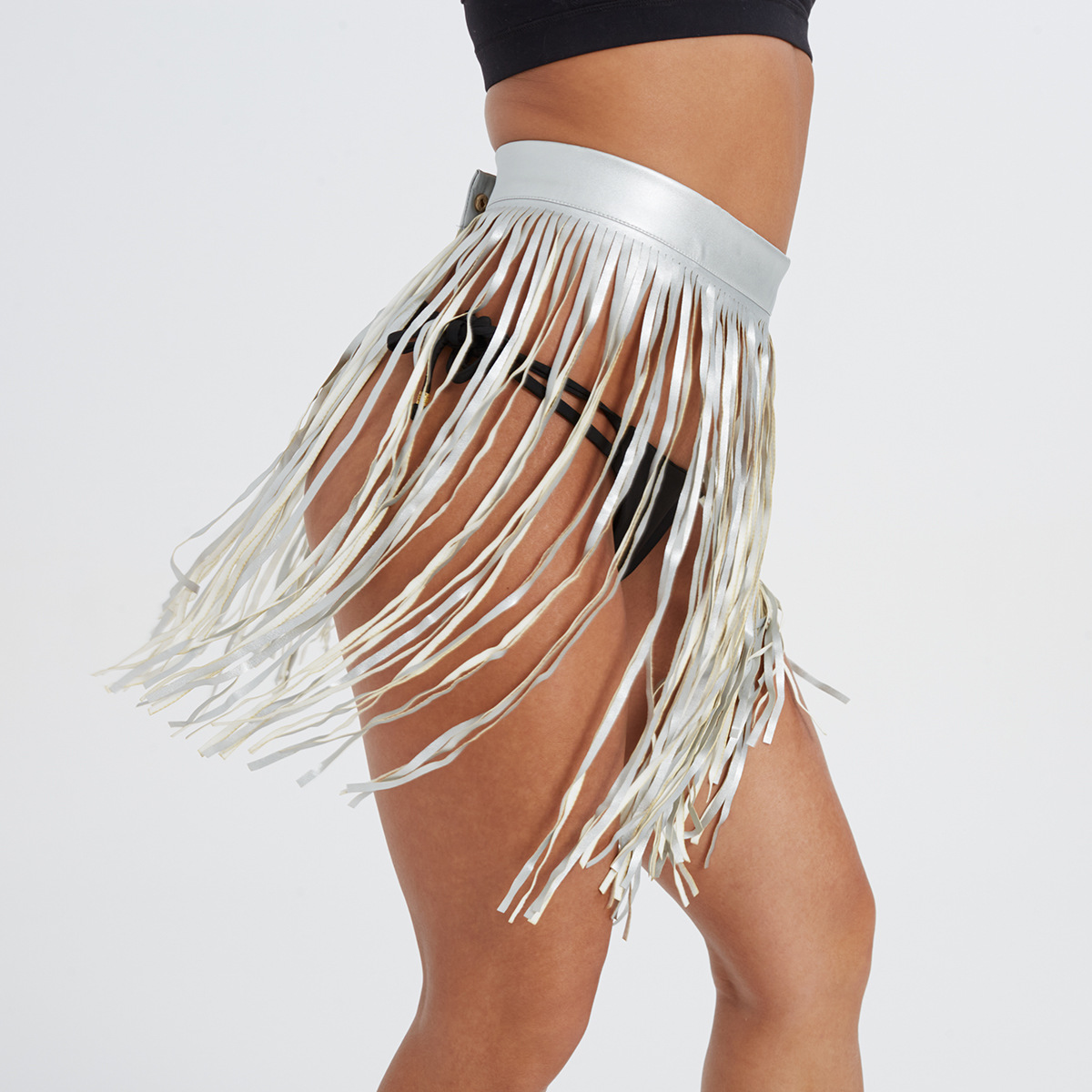 Half length Skirt Sexy Bag Hip Short Skirt Women Sliver - Shop at LoveMi