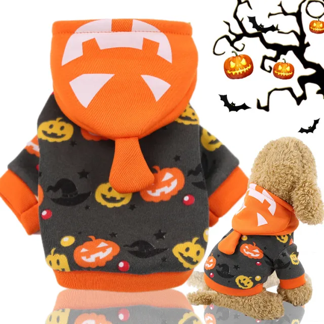 Funny Black Cat Spider Pumpkin Dog Clothes Cat Clothes Pet Clothes - Shop at LoveMi