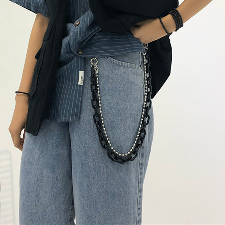 Title 10, Red Waist Candy Color Resin Trouser Chain Hang...