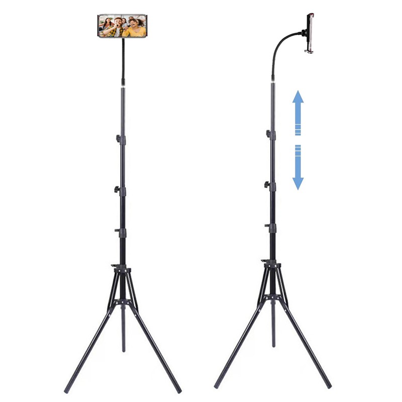 160CM Tall Flexible Phone Tripod With Lightweight Stand