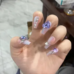 Take Butterfly Pigeon Egg False Nail Patch - Short Ladder M - View 1