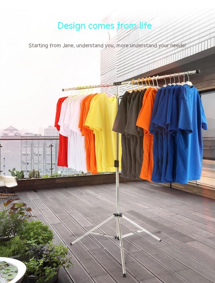 Removable Clothes Hanger Foldable And Portable Clothes Rack Selling Display Shelf Floor
