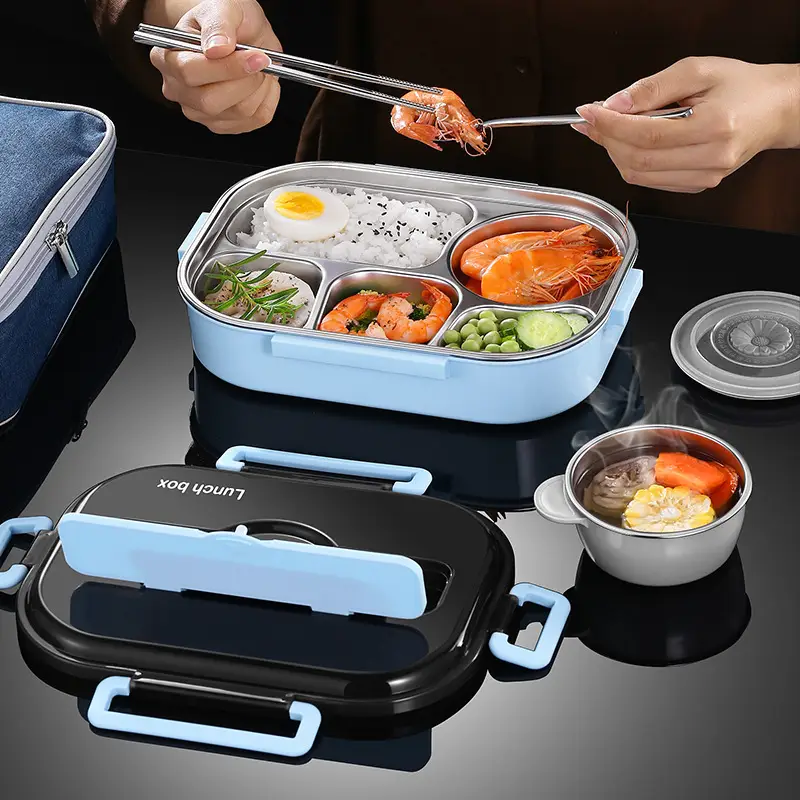 316 Stainless Steel Large Capacity Portable Insulated Lunch Box