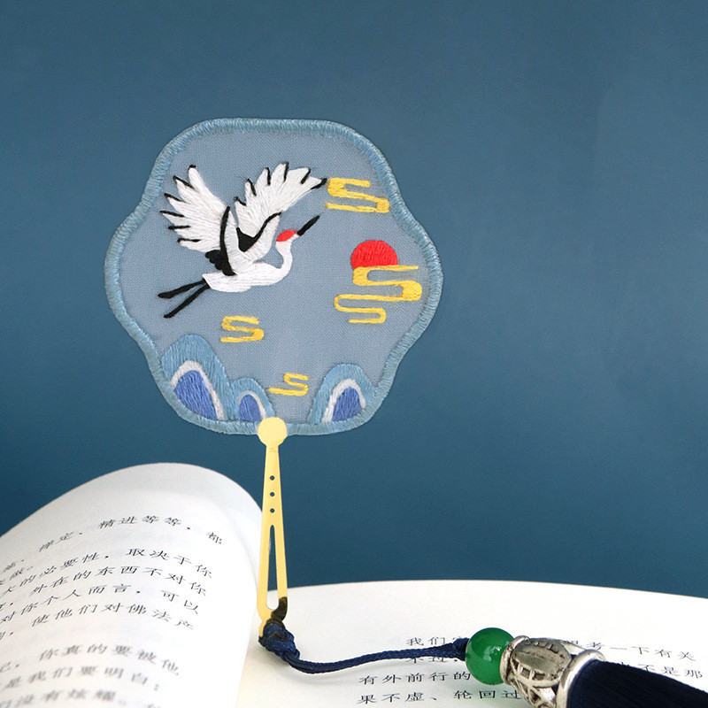 Embroidery Diy Handmade Self-embroidered Bookmark Material Bag — image 1