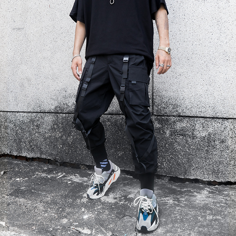 Summer New Style Functional Trend Brand Overalls Men's Trendy Feet