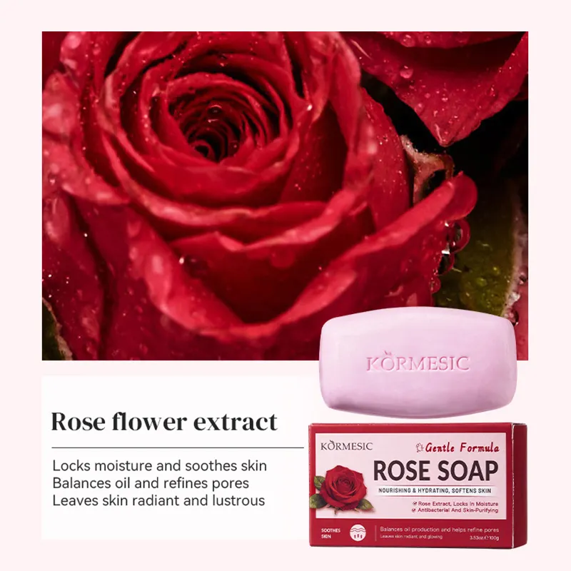 KORMESIC Skin-Purifying Rose Soap