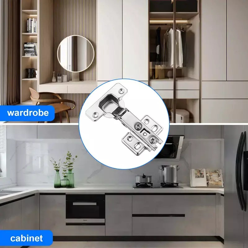 10X Quality Full Overlay 35mm Soft Close Hinges Kitchen Cabinet Cupboard Door UK 2