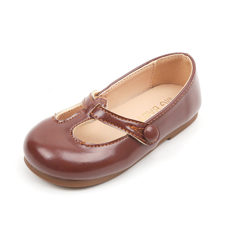 Title 5, Soft Sole Leather Fashion All-matching Children...