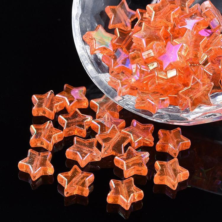 Acrylic Environmental Protection Glue Five-pointed Star Handmade Beaded Jewelry Accessories